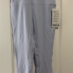 Lululemon Align High Rise Crop 23” Pastel Blue size 8